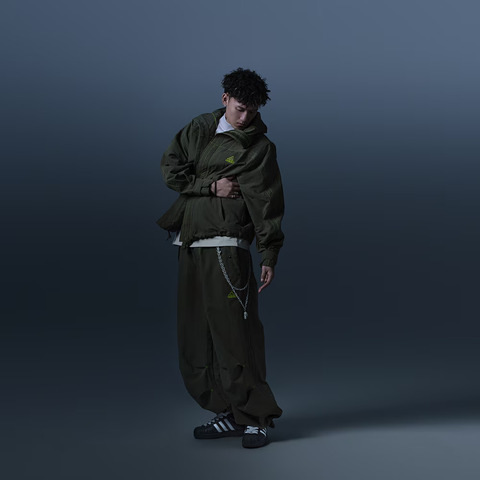Adidas Original阿迪三叶草2025男子CUTLINE JACKET梭织连帽外套JD5420