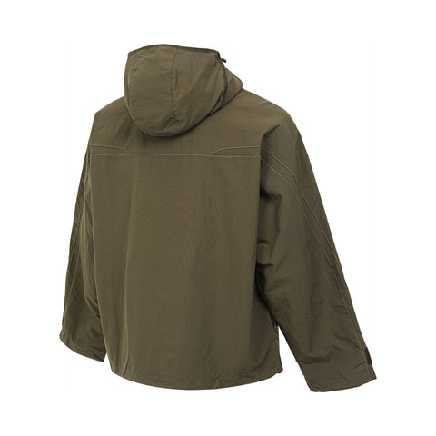 Adidas Original阿迪三叶草2025男子CUTLINE JACKET梭织连帽外套JD5420