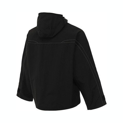 Adidas Original阿迪三叶草2025男子CUTLINE JACKET梭织连帽外套JD5419