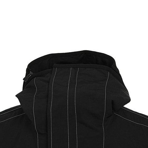 Adidas Original阿迪三叶草2025男子CUTLINE JACKET梭织连帽外套JD5419