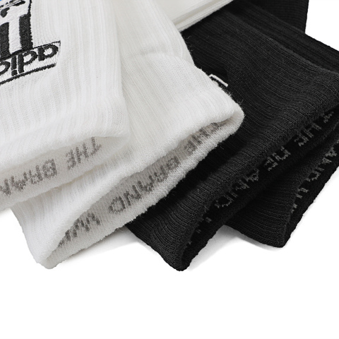 Adidas Original阿迪三叶草2025中性ADBRK SOCK 2PP中袜JD5461