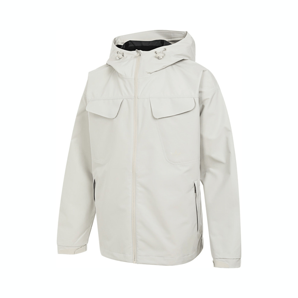 Adidas Original阿迪三叶草2025男子P ESS WB梭织连帽外套JD5877