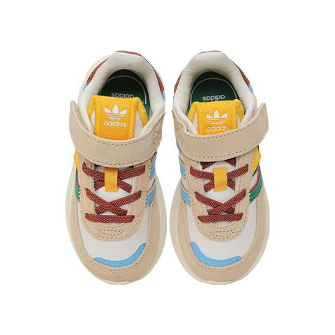 adidas Originals阿迪三叶草2025男婴童RETROPY F2 CF EL I三叶草童装JR7988