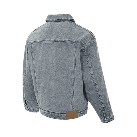 Adidas Original阿迪三叶草2025男子DENIM PAD JKT B薄棉服JY0202