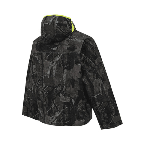 Adidas Original阿迪三叶草2025男子CAMO JACKET Q1梭织连帽外套JD5417