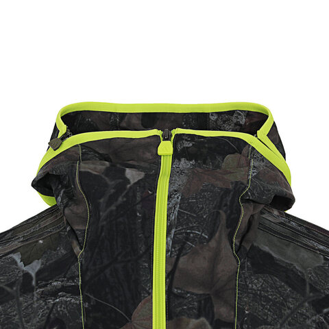 Adidas Original阿迪三叶草2025男子CAMO JACKET Q1梭织连帽外套JD5417
