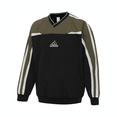 Adidas Original阿迪三叶草2025男子CUTLINE PULLOV梭织无帽卫衣JD5395