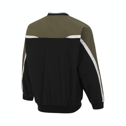 Adidas Original阿迪三叶草2025男子CUTLINE PULLOV梭织无帽卫衣JD5395