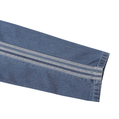 adidas Originals阿迪三叶草2025男大童PANTS牛仔长裤JC7877