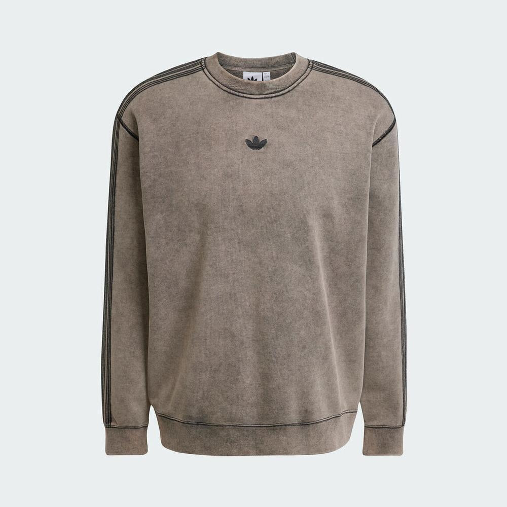 adidas Originals阿迪三叶草2025男子P ESS W CREW针织无帽卫衣JD0246