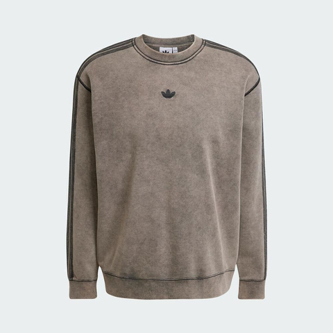 adidas Originals阿迪三叶草2025男子P ESS W CREW针织无帽卫衣JD0246