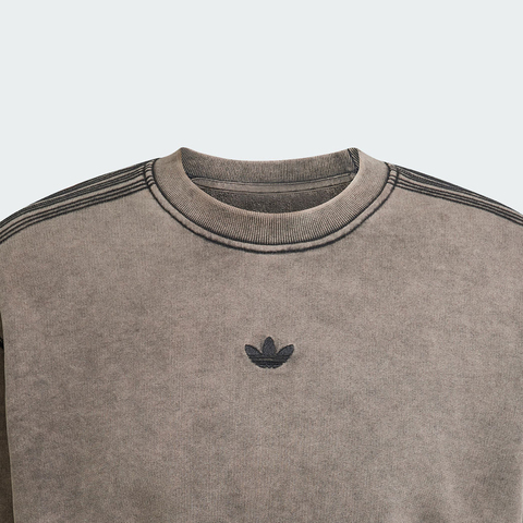 adidas Originals阿迪三叶草2025男子P ESS W CREW针织无帽卫衣JD0246