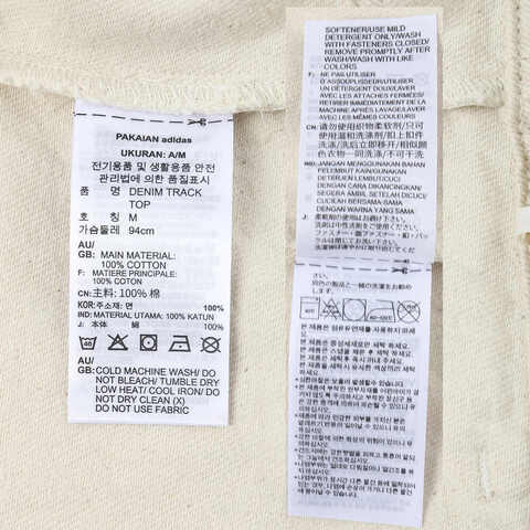 Adidas Original阿迪三叶草2025女子DENIM TRACK TOP牛仔外套JD5617