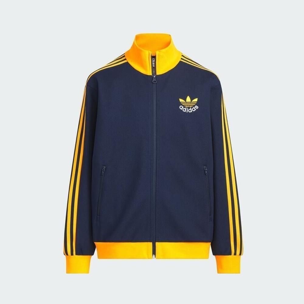 adidas Originals阿迪三叶草2025男大童JK KN JKT针织连帽外套KB4591