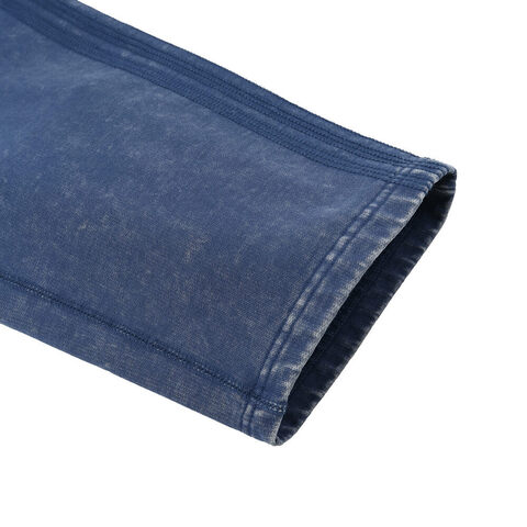 Adidas Original阿迪三叶草2025男子WASHED PANT牛仔长裤KA2317