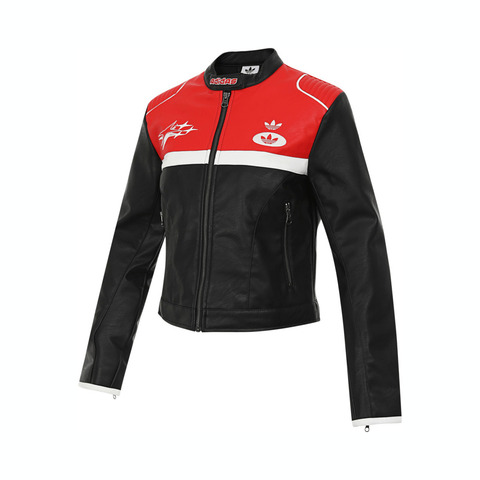 adidas Originals阿迪三叶草2025女子RAC PLTR JKT W皮衣JM8023