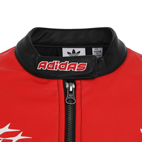 adidas Originals阿迪三叶草2025女子RAC PLTR JKT W皮衣JM8023