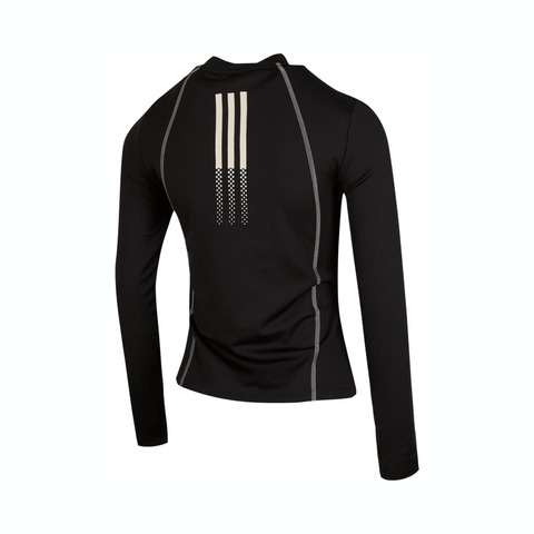 Adidas Original阿迪三叶草2025女子RAC LS TEE W针织无领长TJM8029