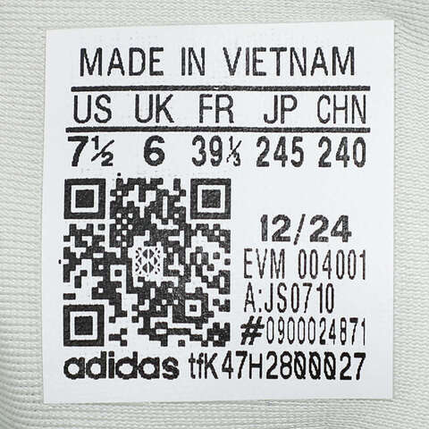 Adidas Original阿迪三叶草2025中性ADIDAS TAEKWONDO LACE WORI-CLASSICJS0710