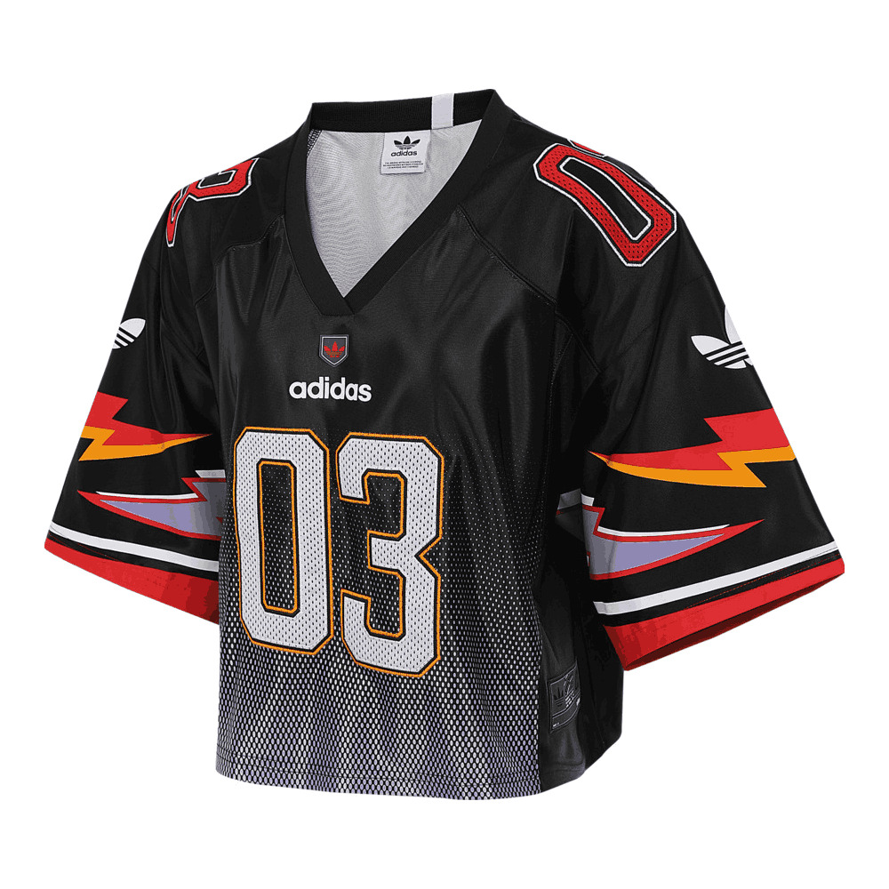 Adidas Original阿迪三叶草2025女子SS JERSEY针织无领短TJX9217