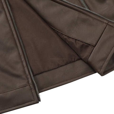 Adidas Original阿迪三叶草2025女子RAC PLTR JKT W皮衣JM8024