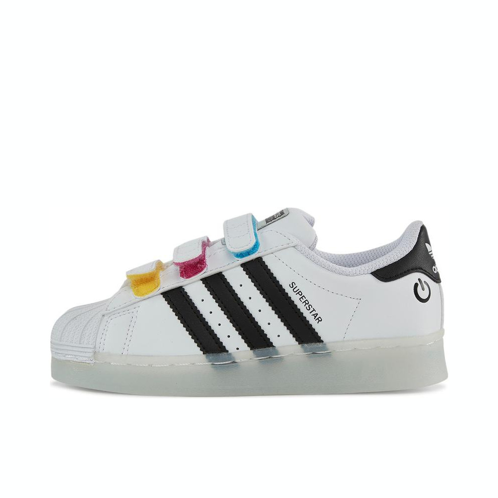 adidas Originals阿迪三叶草2025男小童SUPERSTAR LED LIGHTS CF C三叶草童装JI0506