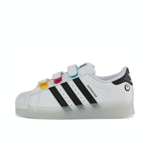 adidas Originals阿迪三叶草2025男小童SUPERSTAR LED LIGHTS CF C三叶草童装JI0506