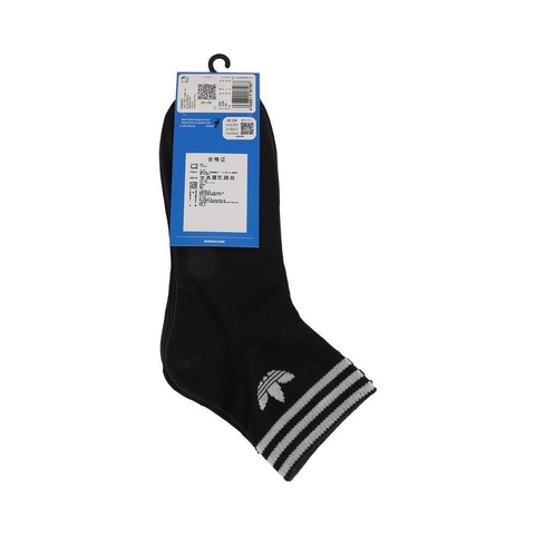 adidas Originals阿迪三叶草2025中性ORI TREF ANK 3P短袜优惠装KA9263