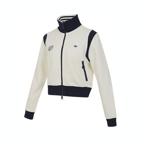 adidas Originals阿迪三叶草2025女子CC SW TT W针织无帽外套JM8022
