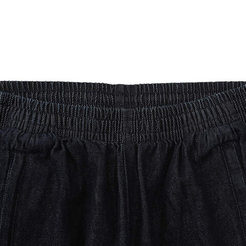 Adidas Original阿迪三叶草2025男子DENIM ZIP TP牛仔长裤KB6416