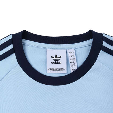 adidas Originals阿迪三叶草2025男子3-STRIPES TEE针织无领短TJN7018