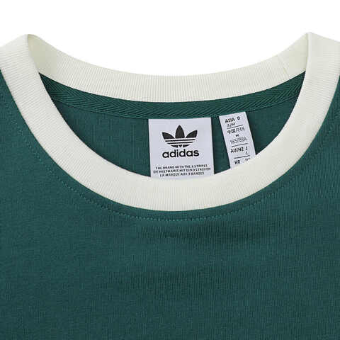 Adidas Original阿迪三叶草2025女子CC SS TEE W针织无领短TJM8010