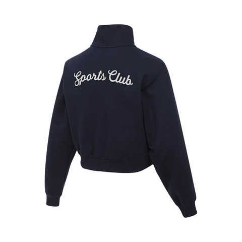 Adidas Original阿迪三叶草2025女子CC ZIP CREW W针织无帽卫衣JM8013