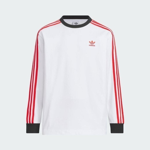 adidas Originals阿迪三叶草2025男大童JK LS TEE针织无领长TKB4585