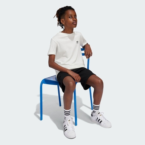 Adidas Kids阿迪儿童2026男大童TEE针织无领短TIX5266