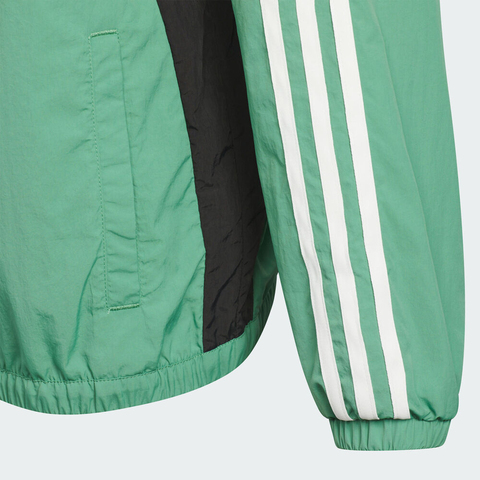 adidas Originals阿迪三叶草小童2025男大童JK WV WB梭织无帽外套JV5176