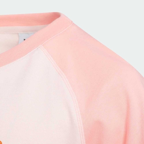 adidas Originals阿迪三叶草小童2025女大童JG TEE SS针织无领短TJV5293