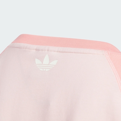 adidas Originals阿迪三叶草小童2025女大童JG TEE SS针织无领短TJV5293
