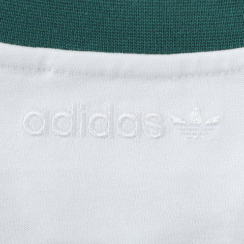 Adidas Original阿迪三叶草2025男子SIMPLE TEE针织无领短TJC8371