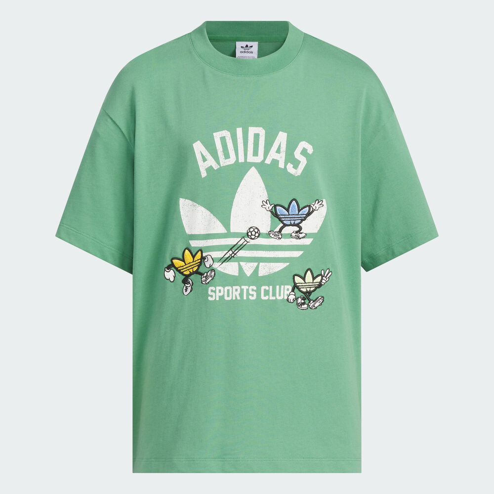 adidas Originals阿迪三叶草小童2025男大童JK TEE SS针织无领短TKB0584