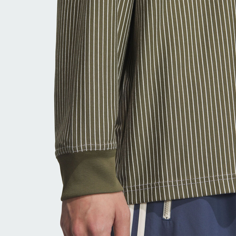 Adidas Original阿迪三叶草2025男子WABASH LS T针织无领长TJX2620