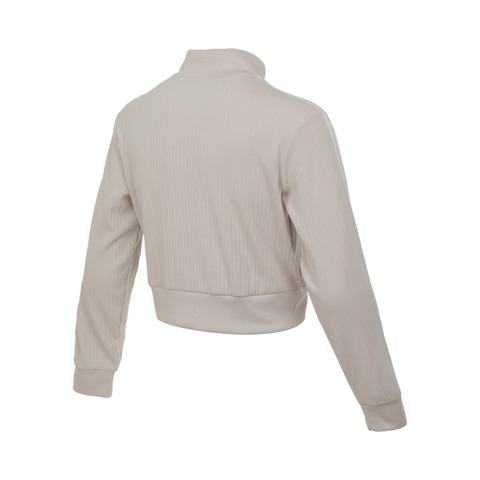 Adidas Original阿迪三叶草2025女子TRACK TOP W针织无帽外套KB8951
