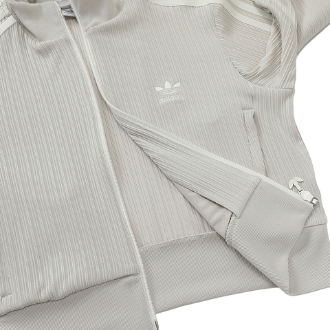 Adidas Original阿迪三叶草2025女子TRACK TOP W针织无帽外套KB8951