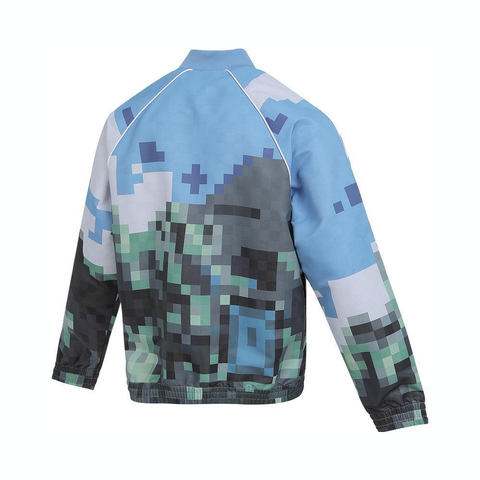 adidas Originals阿迪三叶草2025男大童AOP TRACKTOP梭织无帽外套JZ9934