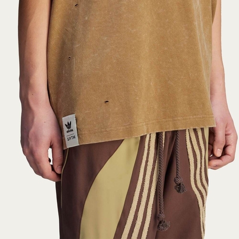 adidas Originals阿迪三叶草2025男子SFTM HS TEE针织无领短TKA7995