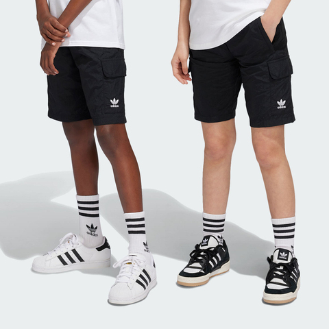 adidas Originals阿迪三叶草2025男大童CARGO SHORTS梭织短裤IW3501