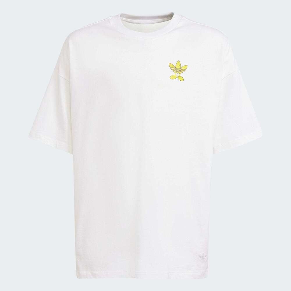 adidas Originals阿迪三叶草2025男大童TEE针织无领短TJD0411