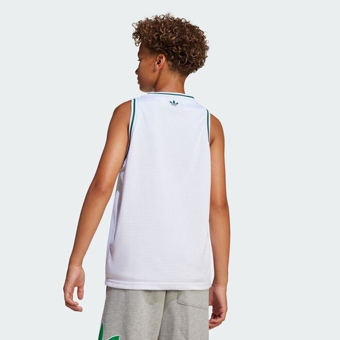 adidas Originals阿迪三叶草2025男大童TANK运动背心JW1980