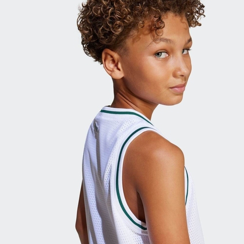 adidas Originals阿迪三叶草2025男大童TANK运动背心JW1980