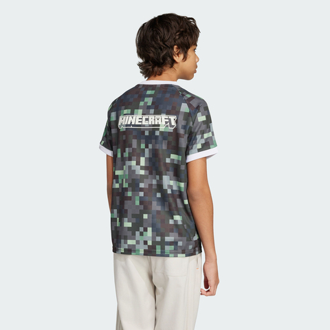 adidas Originals阿迪三叶草2025男大童GFX CAMO TEE针织无领短TJZ9939